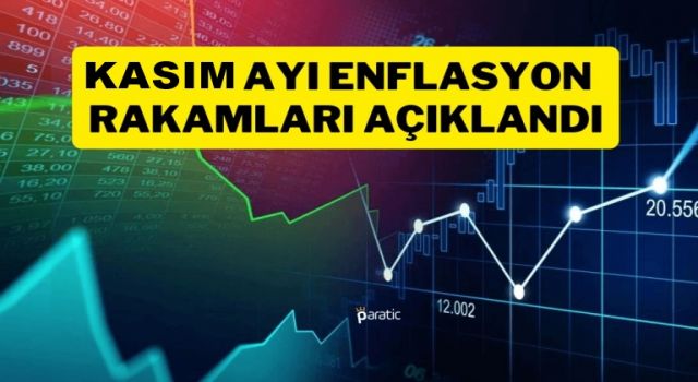 Kasım ayı enflasyon rakamları açıklandı