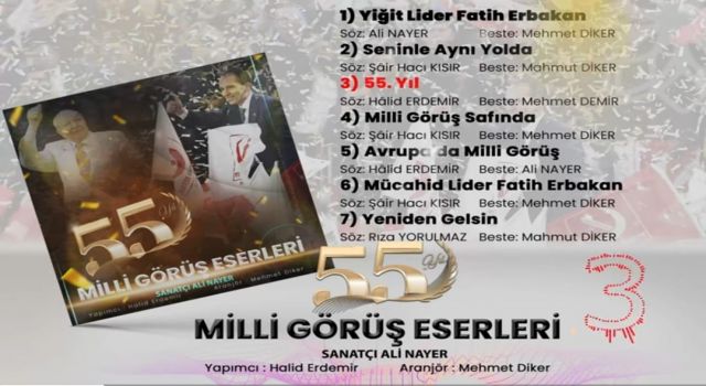 Avrupa'dan Milli Görüş’ün 55. Yılına Özel Albüm