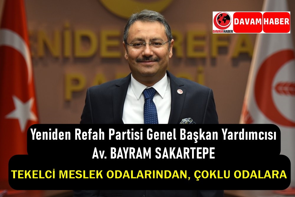 Av. BAYRAM SAKARTEPE TEKELCİ MESLEK ODALARINDAN, ÇOKLU ODALARA