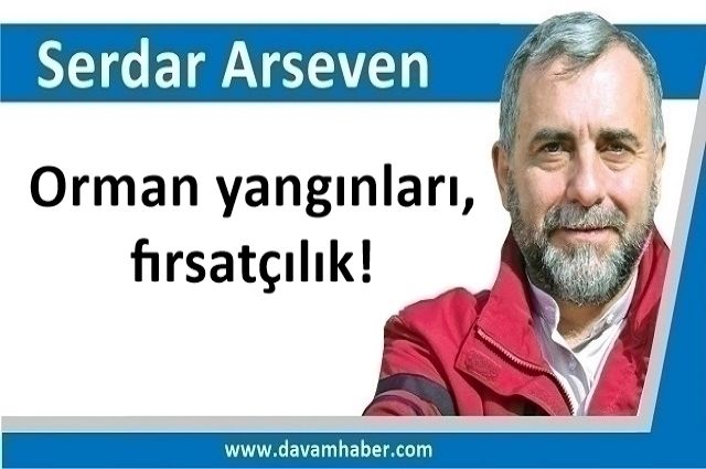 Orman yangınları, fırsatçılık!