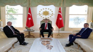Cumhurbaşkanı Erdoğan, Kuzey Kıbrıs Türk Cumhuriyeti Başbakanı Ersin Tatar’ı kabul etti