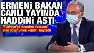 Ermeni Bakan haddini aştı! 'Türkiye'yi nereden vursam' diye düşünürken kendini kaybetti