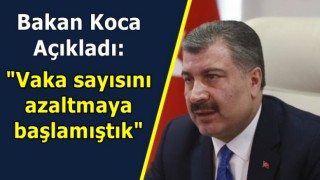 Bakan Koca Açıkladı: "Vaka sayısını azaltmaya başlamıştık"