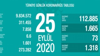 Türkiye'nin Günlük Koronavirüs Raporu