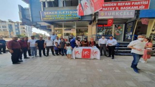 Yeniden Refah Partisi Hatay'da Aşure Dağıttı