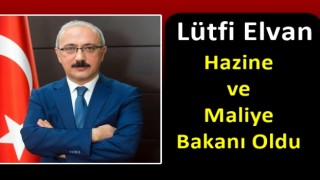 Hazine ve Maliye Bakanlığı görevine Lütfi Elvan atandı