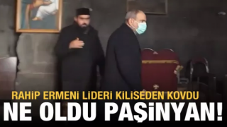 Ermeni rahip Paşinyan'ın elini sıkmayıp kiliseden kovdu