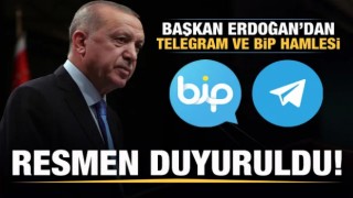 Başkan Erdoğan'dan Telegram ve BİP hamlesi! Resmen duyuruldu