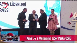 KANAL 34 'e "Lider Marka" ödülü verildi