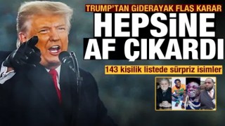 Trump'tan giderayak hepsine af çıkardı, sürpriz isimler