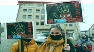 Uygur Türkleri, Brüksel'de Çin'i protesto etti