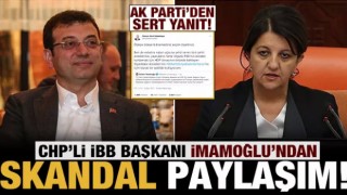 İBB Başkanı Ekrem İmamoğlu'ndan tepki çeken 'Pervin Buldan' paylaşımı!