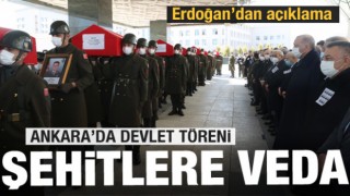 Türkiye helikopter kazası şehitlerini devlet töreniyle uğurladı