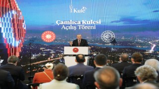 Cumhurbaşkanı Erdoğan, Çamlıca Kulesi’nin açılış törenine katıldı