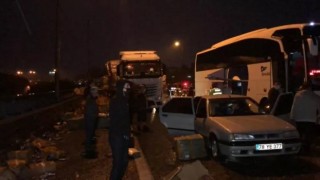 Kocaeli’de TEM'de zincirleme kaza