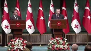 Cumhurbaşkanı Erdoğan, Gürcistan Başbakanı Garibashvili ile görüştü