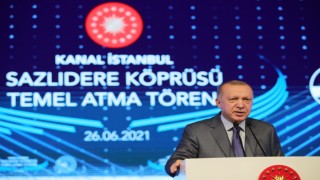 Cumhurbaşkanı Erdoğan: “Kanal İstanbul, ülkemizin en önemli değerlerinden biri olarak tarihteki yerini alacaktır”