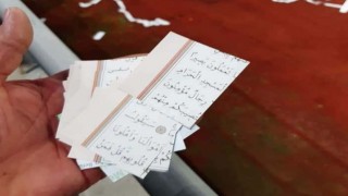 Ordu'da büyük skandal: Kur'an-ı Kerim sayfalarını kesip konfeti yaptılar