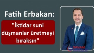 Erbakan: "İktidarı borç-faiz-zam-vergi ekonomisinden kurtulmaya davet ediyoruz"