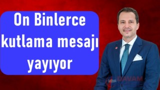 On Binlerce Kutlama Mesajı Yayıyor