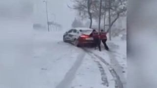 Yeniden Refah Beylikdüzü Teşkilatı karda yolda kalanların imdadına koştu