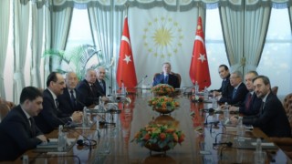Cumhurbaşkanı Erdoğan, Türk Devletleri Teşkilatı Aksakallar Konseyi heyetini kabul etti