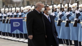 Cumhurbaşkanı Erdoğan, İsrail Cumhurbaşkanı Herzog’u resmî törenle karşıladı