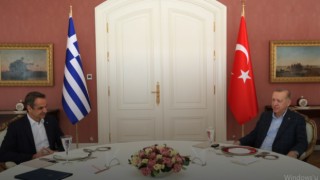 Cumhurbaşkanı Erdoğan, Yunanistan Başbakanı Miçotakis’i kabul etti