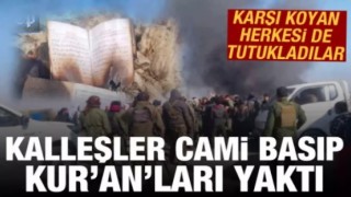 Terör örgütü PKK cami basıp Kur'an-ı Kerim yaktı