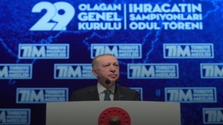 Cumhurbaşkanı Erdoğan, TİM 29. Olağan Genel Kurulu ve İhracatın Şampiyonları Ödül Töreni’nde konuştu