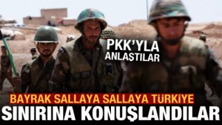 Esad askerleri PKK'yla anlaşıp Türkiye sınırına konuşlandı