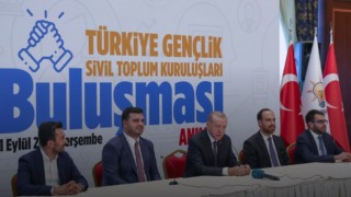 Cumhurbaşkanı Erdoğan, Türkiye Gençlik Sivil Toplum Kuruluşları Buluşması‘na katıldı