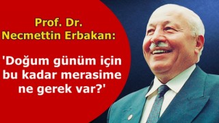 Doğum günü 29 Ekim olan Erbakan'ın ilginç benzerliğe esprili cevabı