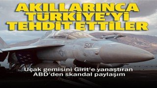 Uçak gemisini Girit'e yanaştıran ABD'den skandal paylaşım: Türkiye'ye üstü kapalı tehdit