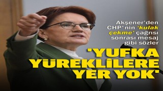 Akşener'den CHP'nin 'kulak çekme' çağrısı sonrası mesaj gibi sözler: Yufka yüreklilerin yolculuğumuzda yeri yoktur