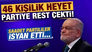 Saadet Partililer isyan etti, Haymana Mutabakatı Heyeti partiye resti çekti!