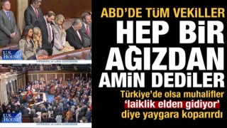 ABD'de siyasi kargaşa Meclis'te yapılan duayla aşılmaya çalışıldı