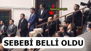 Bakan Soylu'nun AK Parti toplantısını neden merdivenlerden izlediği belli oldu