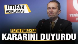 Fatih Erbakan’dan ‘ittifak’ açıklaması! Kararını duyurdu