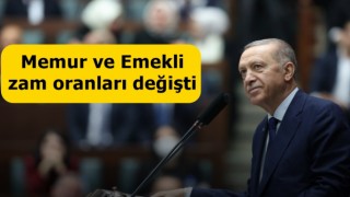 Memur ve Emekli zam oranları değişti