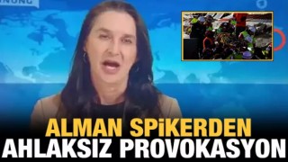 Alman spikerden çirkin provokasyon