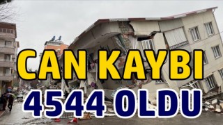 Depremde can kaybı 4544 oldu