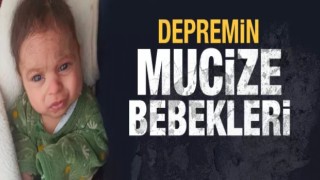 Enkazdan çıkarılan mucize bebekler