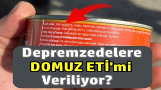 Yurtdışından gelen yardım malzemelerinin içinden çıktı! Depremzedeler birbirlerini uyardı