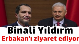 Ak Partili Binali Yuldırım Fatih Erbakan'ı ziyaret ediyor