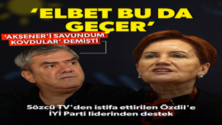 Akşener'den Sözcü gazetesinden ayrılan Yılmaz Özdil'e destek: Elbet bu da geçer