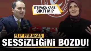 İttifaka karşı çıktığı iddia edilmişti! Elif Erbakan'dan açıklama!