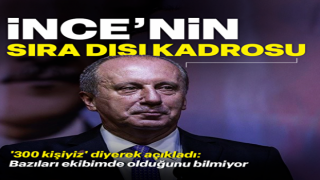 Muharrem İnce 300 kişilik kadrosu olduğunu söyledi: Bazıları ekibimde olduğunu bilmiyor