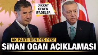 AK Parti'den peş peşe Sinan Oğan açıklaması! Dikkat çeken sözler