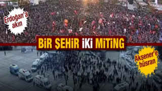 Bir şehir iki miting… Erzurum'da AK Parti ve İyi Parti farkı!